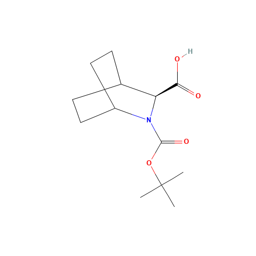 (2S)-3-[(2-methylpropan-2-yl)oxycarbonyl]-3-azabicyclo[2.2.2]octane-2-carboxylic acid (CAS: 109523-16-2) - Related Chemical Product