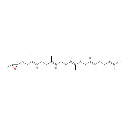 2,2-dimethyl-3-[(3E,7E,11E,15E)-3,7,12,16,20-pentamethylhenicosa-3,7,11,15,19-pentaenyl]oxirane (CAS: 7200-26-2) - Related Chemical Product