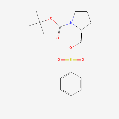 tert-butyl (2R)-2-[(4-methylphenyl)sulfonyloxymethyl]pyrrolidine-1-carboxylate (CAS: 128510-88-3) - Related Chemical Product