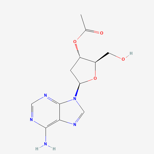 [(2R,3S,5R)-5-(6-aminopurin-9-yl)-2-(hydroxymethyl)oxolan-3-yl] acetate (CAS: 6612-73-3) - Related Chemical Product