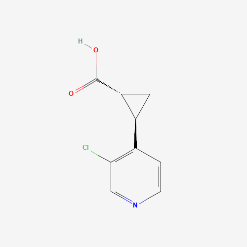 (1R,2R)-2-(3-chloropyridin-4-yl)cyclopropane-1-carboxylic acid (CAS: 1263284-68-9) - Related Chemical Product