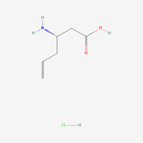 (3S)-3-aminohex-5-enoic acid;hydrochloride (CAS: 270263-02-0) - Related Chemical Product