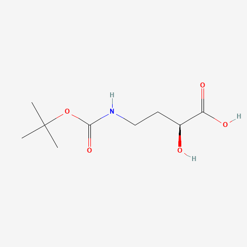 (2S)-2-hydroxy-4-[(2-methylpropan-2-yl)oxycarbonylamino]butanoic acid (CAS: 207305-60-0) - Related Chemical Product