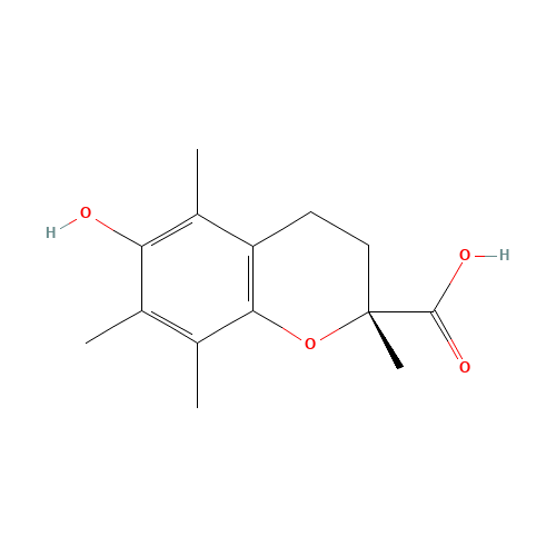 (2R)-6-hydroxy-2,5,7,8-tetramethyl-3,4-dihydrochromene-2-carboxylic acid (CAS: 53101-49-8) - Related Chemical Product