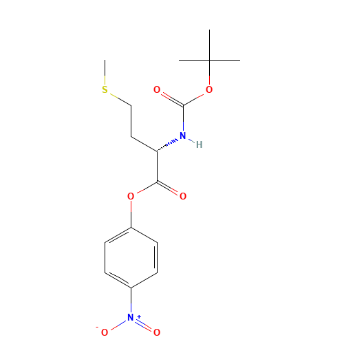(4-nitrophenyl) (2S)-2-[(2-methylpropan-2-yl)oxycarbonylamino]-4-methylsulfanylbutanoate (CAS: 2488-18-8) - Related Chemical Product