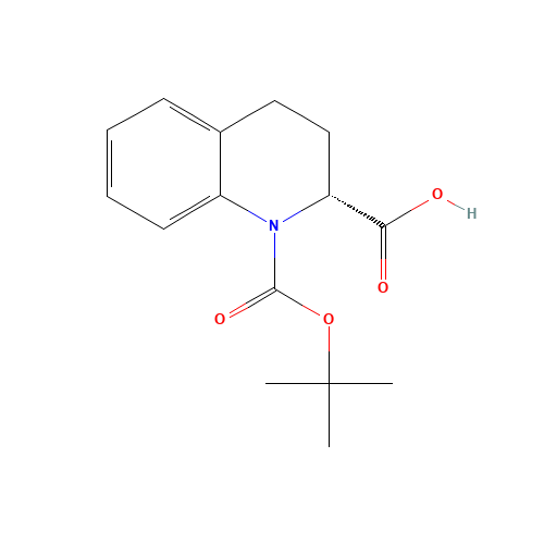 (2R)-1-[(2-methylpropan-2-yl)oxycarbonyl]-3,4-dihydro-2H-quinoline-2-carboxylic acid (CAS: 1187931-75-4) - Related Chemical Product