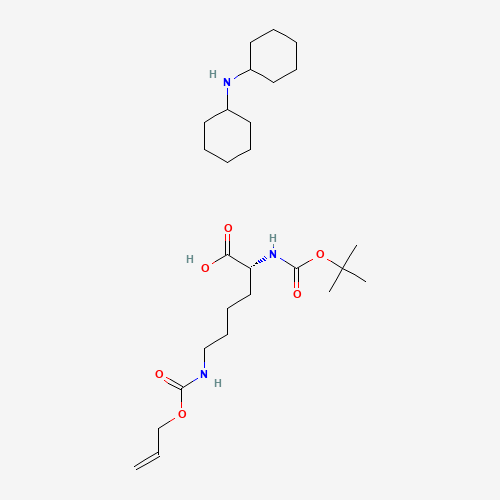 N-cyclohexylcyclohexanamine;(2R)-2-[(2-methylpropan-2-yl)oxycarbonylamino]-6-(prop-2-enoxycarbonylamino)hexanoic acid (CAS: 327156-94-5) - Related Chemical Product