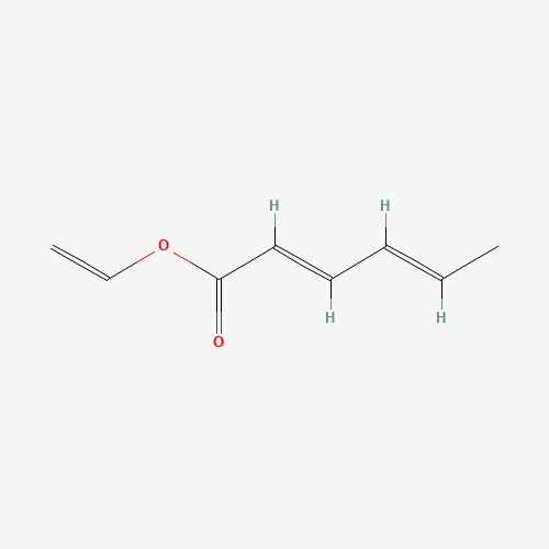 ethenyl (2E,4E)-hexa-2,4-dienoate (CAS: 42739-26-4) - Chemical Structure and Molecular Formula 