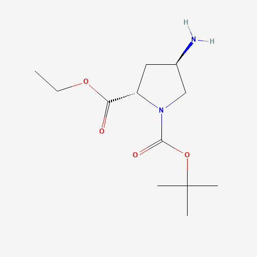 1-O-tert-butyl 2-O-ethyl (2S,4R)-4-aminopyrrolidine-1,2-dicarboxylate (CAS: 871014-58-3) - Related Chemical Product