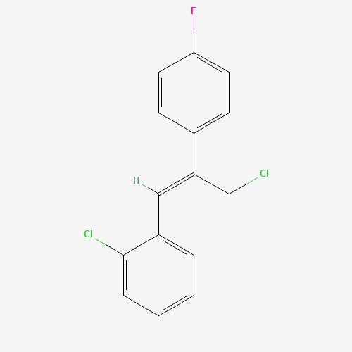 1-chloro-2-[(Z)-3-chloro-2-(4-fluorophenyl)prop-1-enyl]benzene (CAS: 133001-05-5) - Related Chemical Product