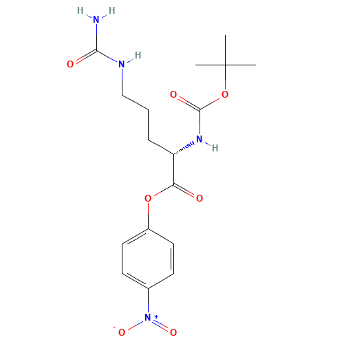 (4-nitrophenyl) (2S)-5-(carbamoylamino)-2-[(2-methylpropan-2-yl)oxycarbonylamino]pentanoate (CAS: 56612-88-5) - Related Chemical Product