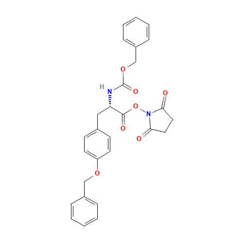 (2,5-dioxopyrrolidin-1-yl) (2S)-2-(phenylmethoxycarbonylamino)-3-(4-phenylmethoxyphenyl)propanoate (CAS: 52773-66-7) - Related Chemical Product