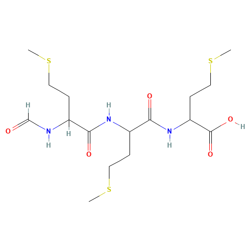 (2S)-2-[[(2S)-2-[[(2S)-2-formamido-4-methylsulfanylbutanoyl]amino]-4-methylsulfanylbutanoyl]amino]-4-methylsulfanylbutanoic acid (CAS: 59881-03-7) - Related Chemical Product