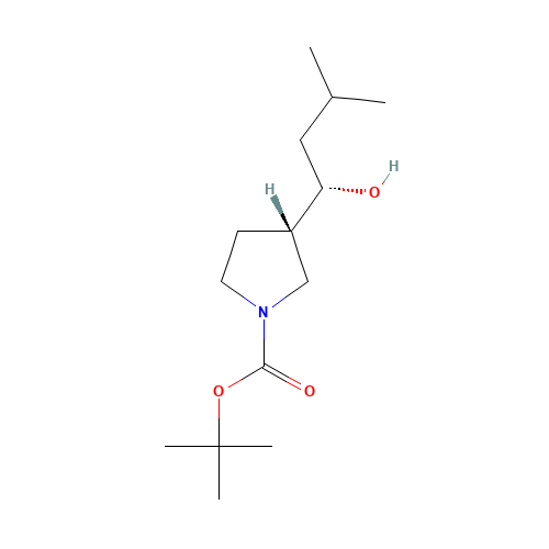 tert-butyl (3S)-3-[(1S)-1-hydroxy-3-methylbutyl]pyrrolidine-1-carboxylate (CAS: 1251570-88-3) - Related Chemical Product