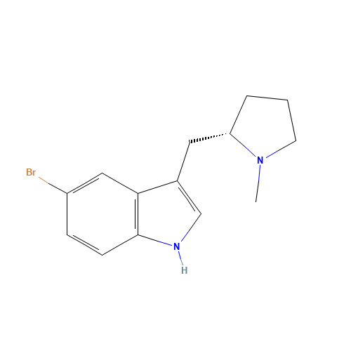 5-bromo-3-[[(2S)-1-methylpyrrolidin-2-yl]methyl]-1H-indole (CAS: 208464-41-9) - Related Chemical Product