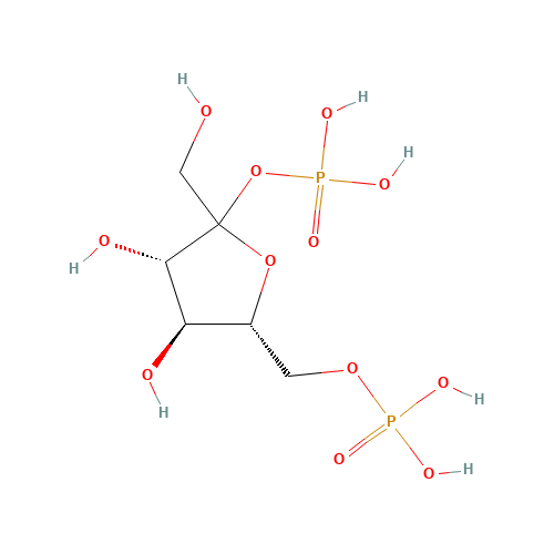 [(3S,4S,5R)-3,4-dihydroxy-2-(hydroxymethyl)-5-(phosphonooxymethyl)oxolan-2-yl] dihydrogen phosphate (CAS: 77164-51-3) - Related Chemical Product