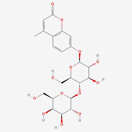 7-[(2S,3R,4R,5S,6R)-3,4-dihydroxy-6-(hydroxymethyl)-5-[(2S,3R,4S,5R,6R)-3,4,5-trihydroxy-6-(hydroxymethyl)oxan-2-yl]oxyoxan-2-yl]oxy-4-methylchromen-2-one (CAS: 84325-23-5) - Related Chemical Product