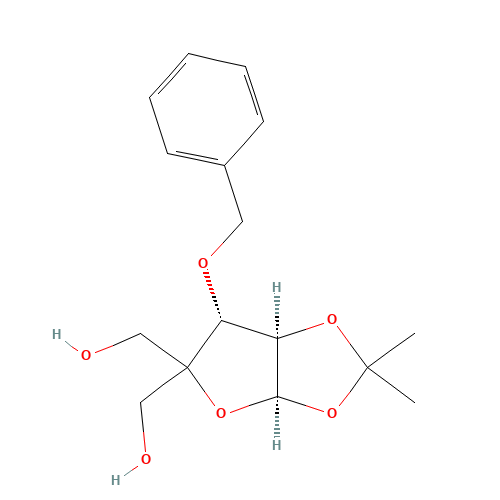[(3aR,6R,6aR)-5-(hydroxymethyl)-2,2-dimethyl-6-phenylmethoxy-6,6a-dihydro-3aH-furo[2,3-d][1,3]dioxol-5-yl]methanol (CAS: 72261-44-0) - Related Chemical Product