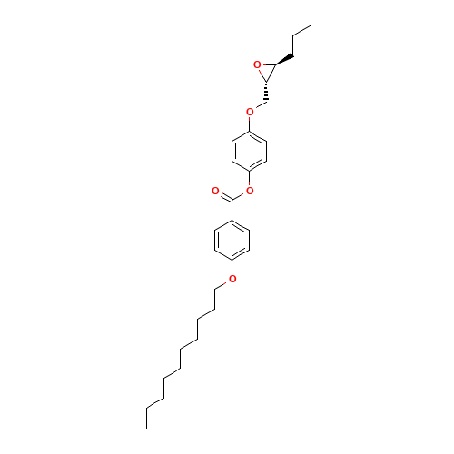 [4-[[(2S,3S)-3-propyloxiran-2-yl]methoxy]phenyl] 4-decoxybenzoate (CAS: 107133-34-6) - Related Chemical Product