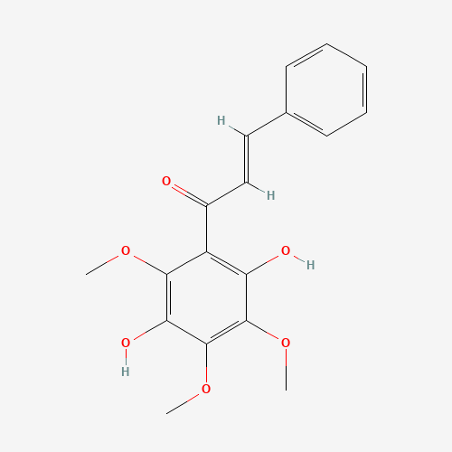 (E)-1-(2,5-dihydroxy-3,4,6-trimethoxyphenyl)-3-phenylprop-2-en-1-one (CAS: 521-51-7) - Related Chemical Product