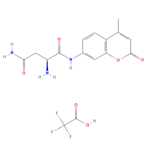 (2S)-2-amino-N-(4-methyl-2-oxochromen-7-yl)butanediamide;2,2,2-trifluoroacetic acid (CAS: 115047-90-0) - Related Chemical Product