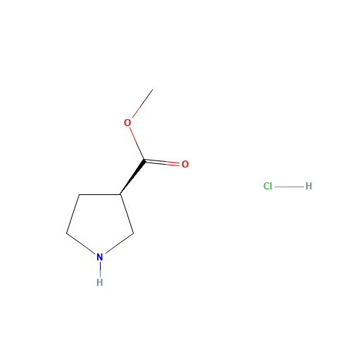 methyl (3R)-pyrrolidine-3-carboxylate;hydrochloride (CAS: 874964-22-4) - Related Chemical Product