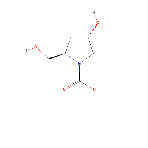 tert-butyl (2R,4S)-4-hydroxy-2-(hydroxymethyl)pyrrolidine-1-carboxylate (CAS: 77450-03-4) - Related Chemical Product