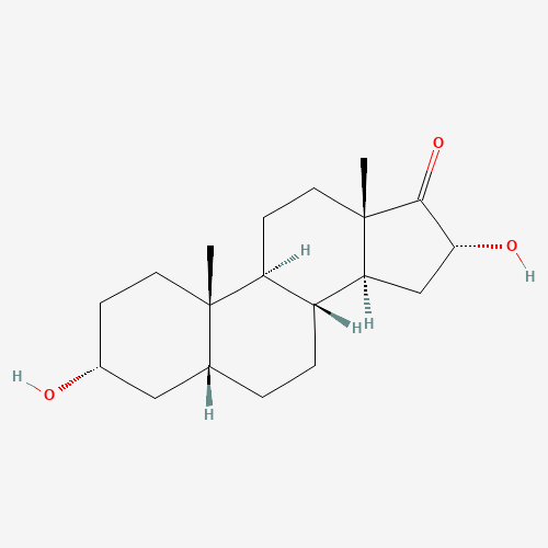 (3R,5R,8R,9S,10S,13S,14S,16R)-3,16-dihydroxy-10,13-dimethyl-1,2,3,4,5,6,7,8,9,11,12,14,15,16-tetradecahydrocyclopenta[a]phenanthren-17-one (CAS: 14167-50-1) - Related Chemical Product