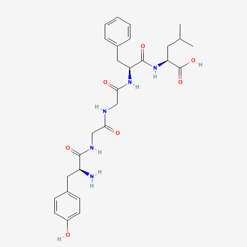 (2S)-2-[[(2S)-2-[[2-[[2-[[(2S)-2-amino-3-(4-hydroxyphenyl)propanoyl]amino]acetyl]amino]acetyl]amino]-3-phenylpropanoyl]amino]-4-methylpentanoic acid (CAS: 58822-25-6) - Related Chemical Product