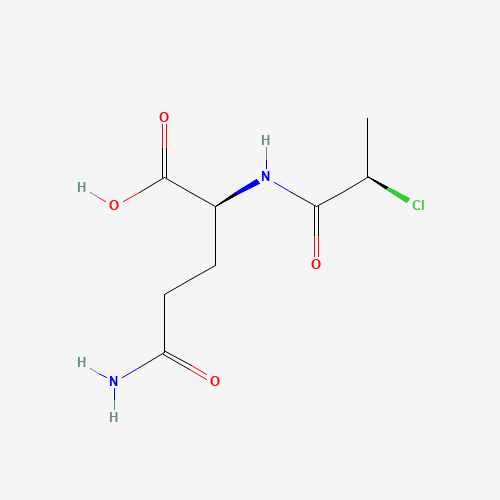 (2S)-5-amino-2-[[(2R)-2-chloropropanoyl]amino]-5-oxopentanoic acid (CAS: 159141-33-0) - Related Chemical Product