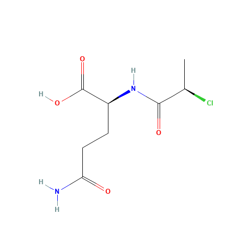 (2S)-5-amino-2-[[(2R)-2-chloropropanoyl]amino]-5-oxopentanoic acid (CAS: 159141-33-0) - Related Chemical Product