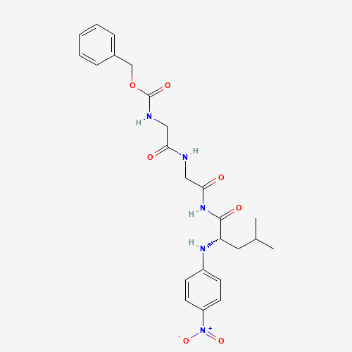 benzyl N-[2-[[2-[[(2S)-4-methyl-1-(4-nitroanilino)-1-oxopentan-2-yl]amino]-2-oxoethyl]amino]-2-oxoethyl]carbamate (CAS: 53046-98-3) - Related Chemical Product
