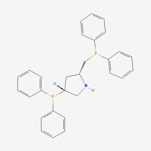 [(3R,5R)-5-(diphenylphosphanylmethyl)pyrrolidin-3-yl]-diphenylphosphane (CAS: 77450-05-6) - Related Chemical Product