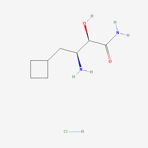 (2R,3S)-3-amino-4-cyclobutyl-2-hydroxybutanamide;hydrochloride (CAS: 1036931-35-7) - Related Chemical Product