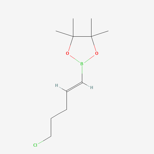 2-[(E)-5-chloropent-1-enyl]-4,4,5,5-tetramethyl-1,3,2-dioxaborolane (CAS: 154820-95-8) - Related Chemical Product