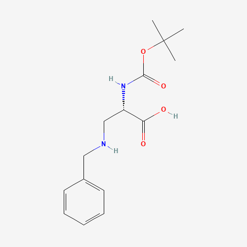 (2S)-3-(benzylamino)-2-[(2-methylpropan-2-yl)oxycarbonylamino]propanoic acid (CAS: 124730-06-9) - Related Chemical Product