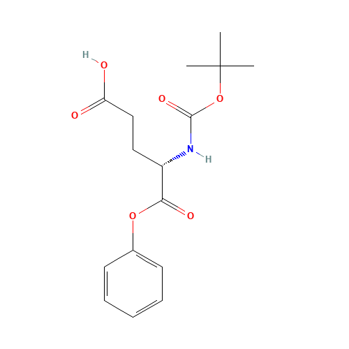 (4S)-4-[(2-methylpropan-2-yl)oxycarbonylamino]-5-oxo-5-phenoxypentanoic acid (CAS: 59587-94-9) - Related Chemical Product