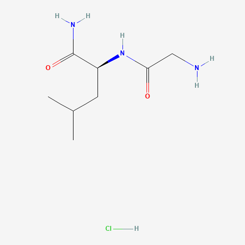 (2S)-2-[(2-aminoacetyl)amino]-4-methylpentanamide;hydrochloride (CAS: 38173-66-9) - Related Chemical Product