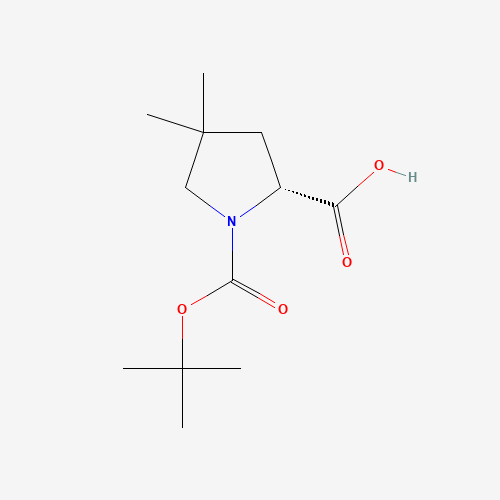 (2R)-4,4-dimethyl-1-[(2-methylpropan-2-yl)oxycarbonyl]pyrrolidine-2-carboxylic acid (CAS: 1417743-49-7) - Related Chemical Product