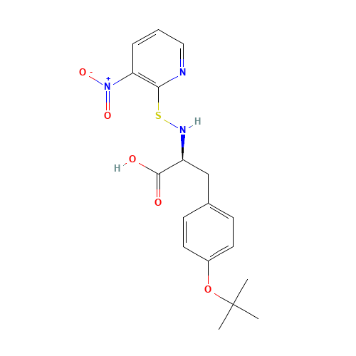 (2S)-3-[4-[(2-methylpropan-2-yl)oxy]phenyl]-2-[(3-nitropyridin-2-yl)sulfanylamino]propanoic acid (CAS: 76863-84-8) - Related Chemical Product