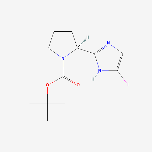 tert-butyl (2S)-2-(5-iodo-1H-imidazol-2-yl)pyrrolidine-1-carboxylate (CAS: 1228552-62-2) - Related Chemical Product