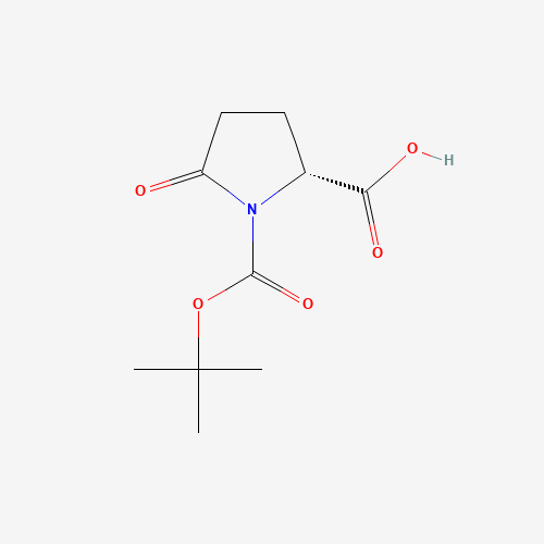 (2R)-1-[(2-methylpropan-2-yl)oxycarbonyl]-5-oxopyrrolidine-2-carboxylic acid (CAS: 160347-90-0) - Related Chemical Product