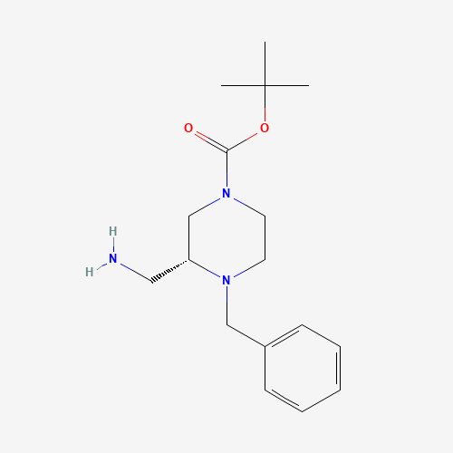 tert-butyl (3R)-3-(aminomethyl)-4-benzylpiperazine-1-carboxylate (CAS: 1041399-53-4) - Related Chemical Product