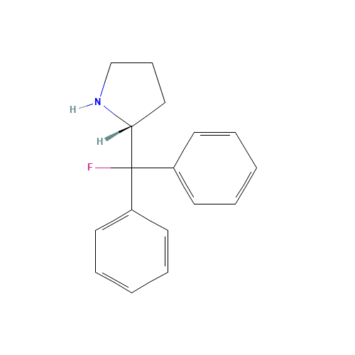 (2R)-2-[fluoro(diphenyl)methyl]pyrrolidine (CAS: 352535-00-3) - Related Chemical Product