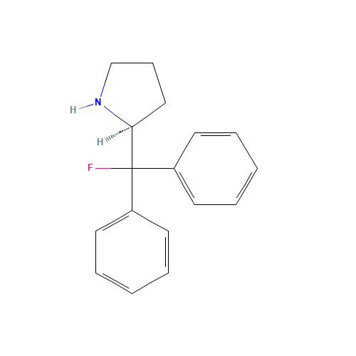 (2S)-2-[fluoro(diphenyl)methyl]pyrrolidine (CAS: 274674-23-6) - Related Chemical Product