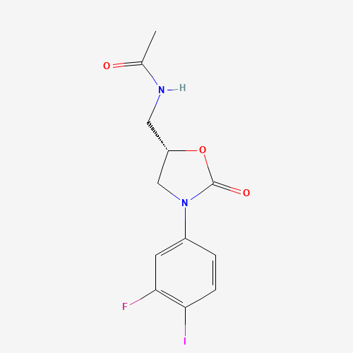 N-[[(5S)-3-(3-fluoro-4-iodophenyl)-2-oxo-1,3-oxazolidin-5-yl]methyl]acetamide (CAS: 149524-45-8) - Related Chemical Product
