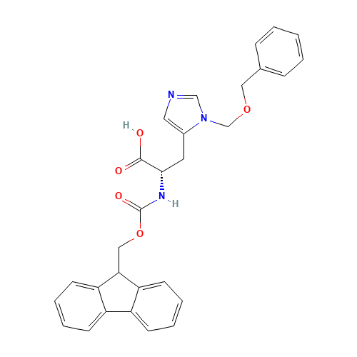 (2S)-2-(9H-fluoren-9-ylmethoxycarbonylamino)-3-[3-(phenylmethoxymethyl)imidazol-4-yl]propanoic acid (CAS: 84891-19-0) - Related Chemical Product