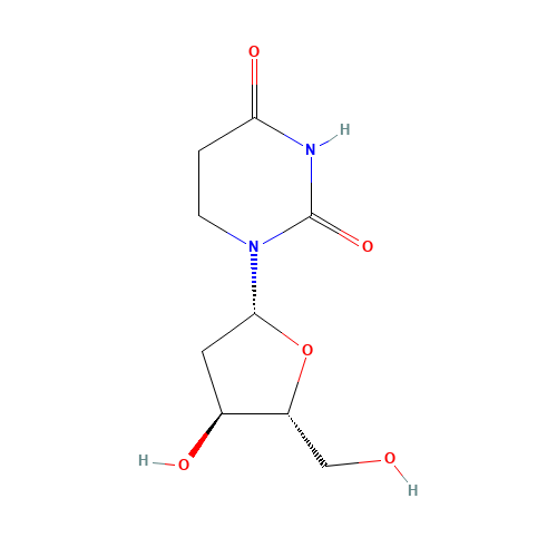 1-[(2R,4S,5R)-4-hydroxy-5-(hydroxymethyl)oxolan-2-yl]-1,3-diazinane-2,4-dione (CAS: 5626-99-3) - Related Chemical Product