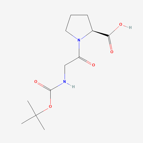 (2S)-1-[2-[(2-methylpropan-2-yl)oxycarbonylamino]acetyl]pyrrolidine-2-carboxylic acid (CAS: 14296-92-5) - Related Chemical Product