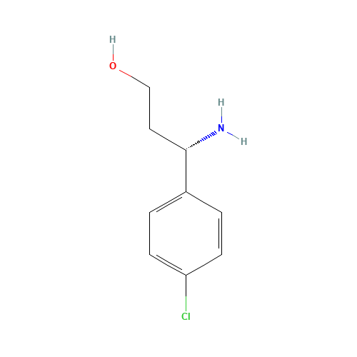 (3S)-3-amino-3-(4-chlorophenyl)propan-1-ol (CAS: 886061-26-3) - Related Chemical Product
